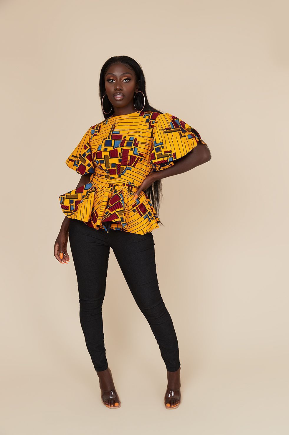 Ropa africana para mujer, Camiseta estampada de manga corta, primavera y verano,