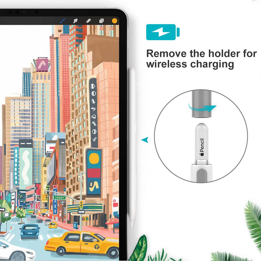 MoKo-funda con soporte para Apple Pencil de 2. ª generación, protección de punta retráctil, protege el iPad Pro, 11/12 pulgadas