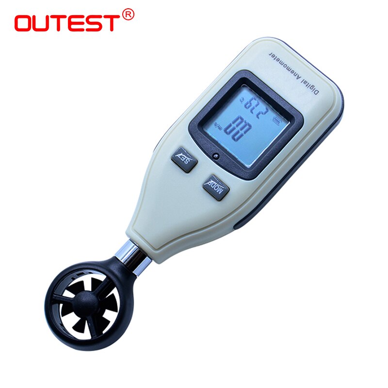 GM816A Lcd Digitale Hand-Held Wind Gauge Meter Meet Anemometer Thermometer 30 M/s (65MPH) snelheid Meetinstrument