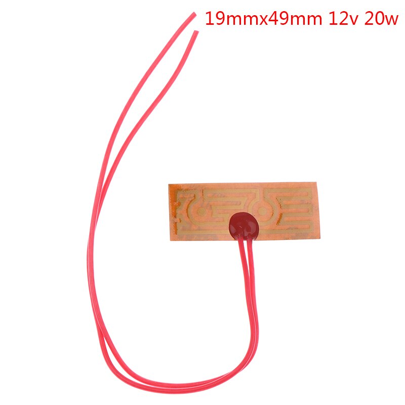 5/12/24V Pi Verwarming Film Plaat Polyimide Elektrische Verwarmde Panel Pad Mat Lijm: 3