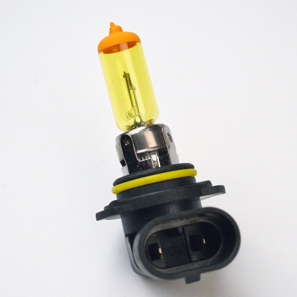 Flytop 1 stück HB4 9006 Gelb Halogenlampe 3000 karat 12 v 55 Watt P22d Auto Scheinwerfer Quarz Glas Auto lampe