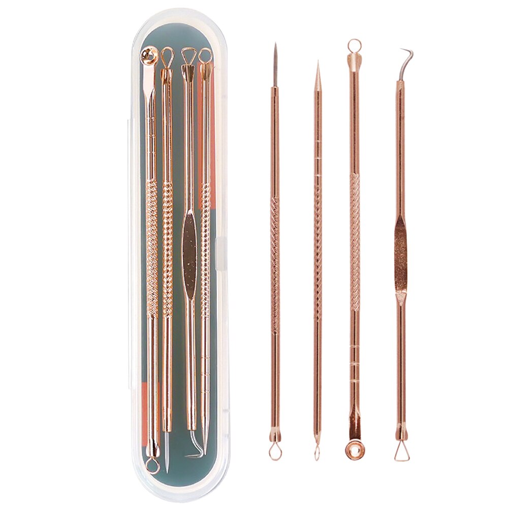 Extracteur de points noirs, aiguilles, nettoyage en profondeur du nez, épurateur de pores du visage, nettoyeur d'acné, extracteur de boutons, outil d'aspiration sous vide,: Acne Needle