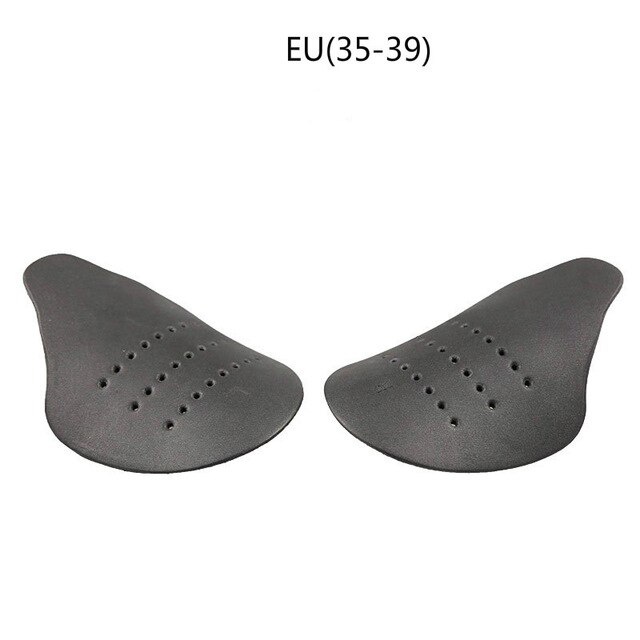 Demine Anti pli boucliers baskets protecteur pour chaussures Anti-rides embout Support chaussure civière expanseur chaussures de sport bouclier: Black S size