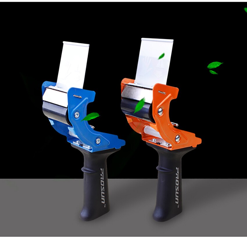 Comfortable Handle Tape Dispenser Box Packaging Sealing Tape Dispenser Capable 5cm Width Handheld Transparent Tape Cutter