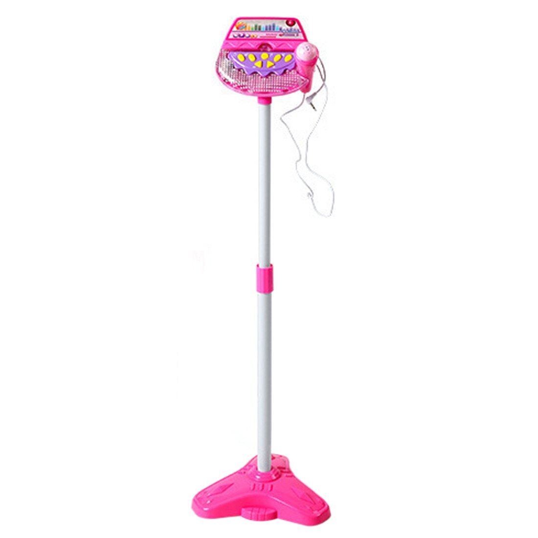 Support de jouet musical pour enfants, microphone de karaoké réglable