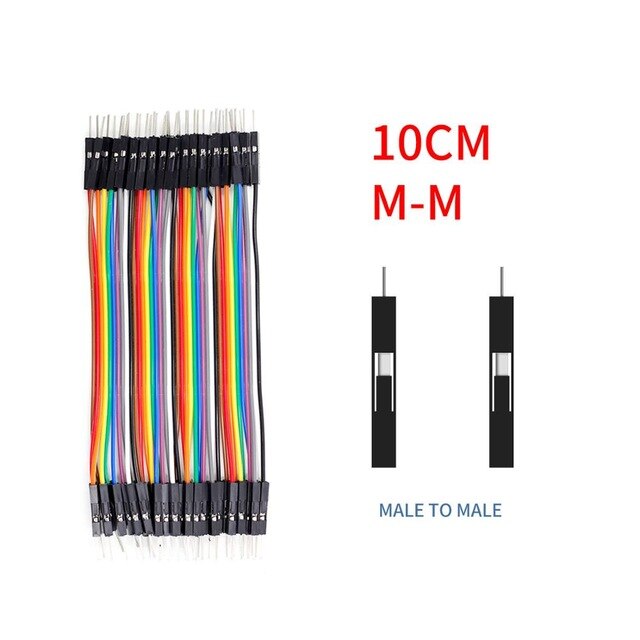 Dupont Line 120pcs 10cm Male to Male + Female to Male and Female to Female Jumper Wire Dupont Cable for arduino DIY KIT: 10CM M-M