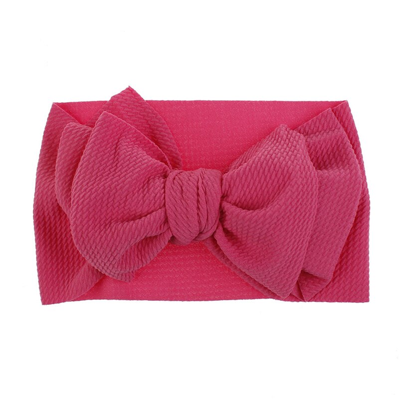 Mooie Big Bows Baby Hoofdband Baby Effen Kleur Haarbanden Zachte Knoop Meisje Haarband Baby Haaraccessoires Tulband: style 4