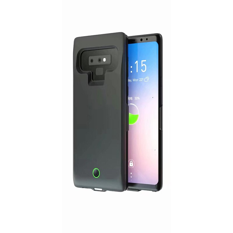 Batterijladerhoesje 7000 mah powerbank voor samsung galaxy  s8 s8 plus  s9 s9 plus  a8 a8 plus telefoon oplaadhoesje magnetische cliphoesje