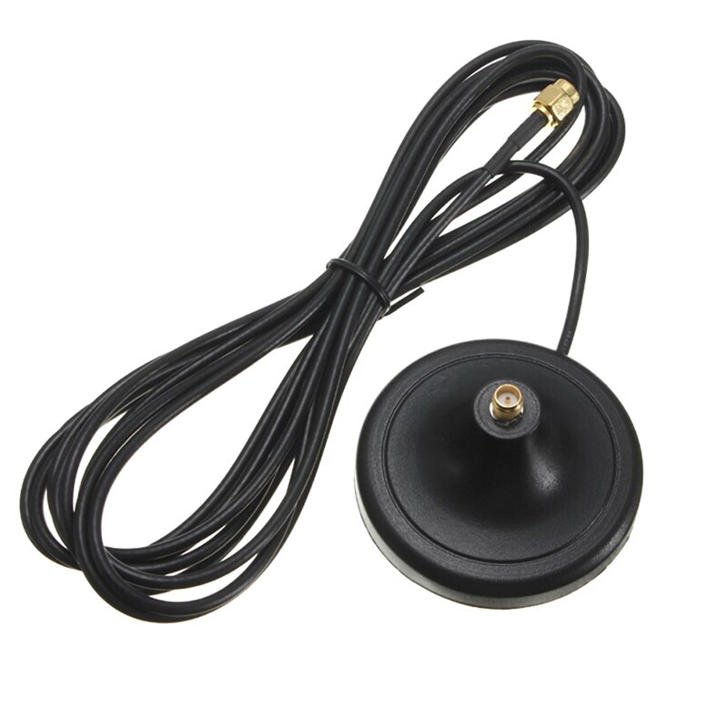 Antenni puhdas cupper sma uros-nainen wifi antennin jatko 3m kaapeli magneettinen alusta reitittimelle langaton verkkokortti
