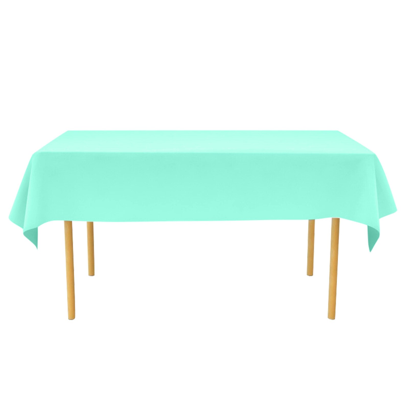 Wegwerp Tafel Covers Plastic Tafelkleden Bruiloft Verjaardag Party Wegwerp Tafel Covers Baby Douche Cover Levert 137 × 274Cm: Green 