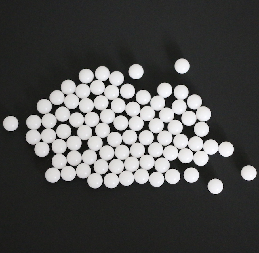 6mm 500 stk solid delrin (pom) plastkuler for ventilkomponenter, lagre, gass / vann applikasjon