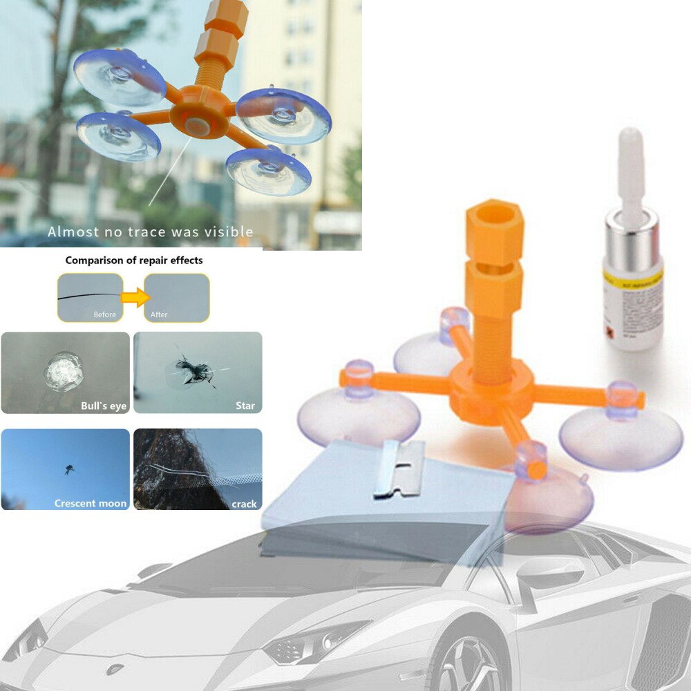 Environmental ABS Car Glass Repair Screen Premium DIY 1 Set