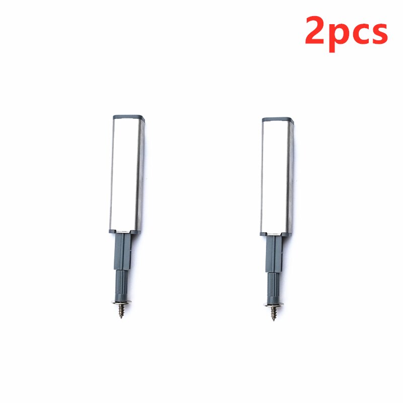Cabinet Door Stopper Buffer Catches Stainless Steel Push to Open close Touch Damper Bumper Magnetic Quiet Closer Hardware Stop: 2pcs