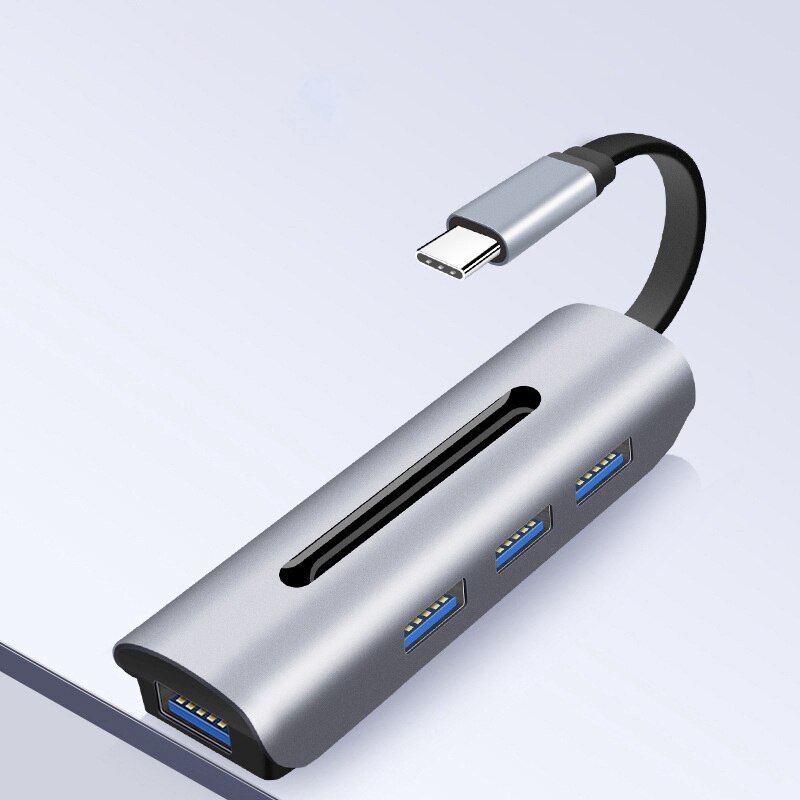 4 in 1 USB C Hub Typ C Docking Bahnhof USB 3,0 5Gbps Tragbare Multiport Adapter Dongle Für Luft Profi Laptop