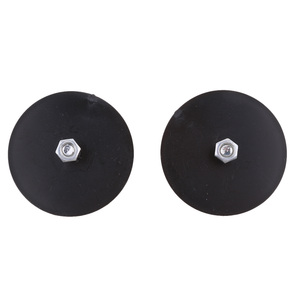 2 Pieces Round Reflectors Universal for Motorcycle Bikes ATV Dirt Bike Red Orange Blue