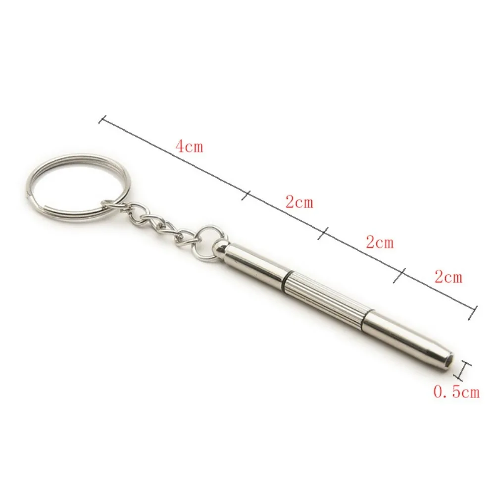 Stahl Brillen Schraubendreher Brillen Schraubendreher Uhr Reparatur Kit mit Schlüsselbund Tragbare Hand Werkzeuge Präzision Schraubendreher Werkzeuge