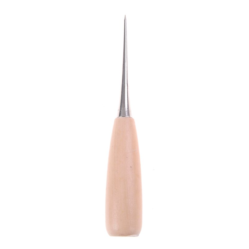 1 Juego de agujas de coser Awl cuero artesanal accesorios de costura Awl costura de cuero artesanía zapatos herramientas de reparación suministros