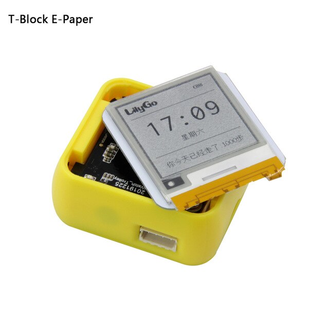 LILYGO® TTGO T-Block ESP32 Main Chip 1.54 Inch E-Paper Top Cover Programmable And Assemblable Development Hardware: T-Block E-Paper