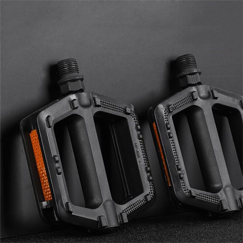 1 Pair Portable MTB Bike Bicycle Pedals Plastic Road Bike Double DU Pedals Cycling Mountain Bike Parts