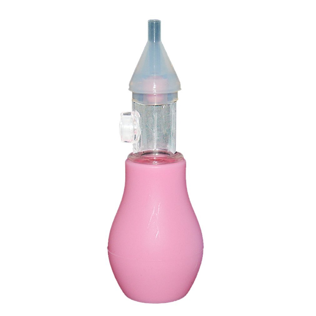 Useful Baby Infant Kids Safety Care Non-toxic Silicone Nasal Aspirator Cold Nose Snivel Mucus Cleaning Suction Device: Default Title