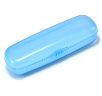 Optical frames Glasses Case Women And Men Plastic Sunglasses Glasses Box Hard Eyeglasses Case Reading Glasses Case: style 2 blue
