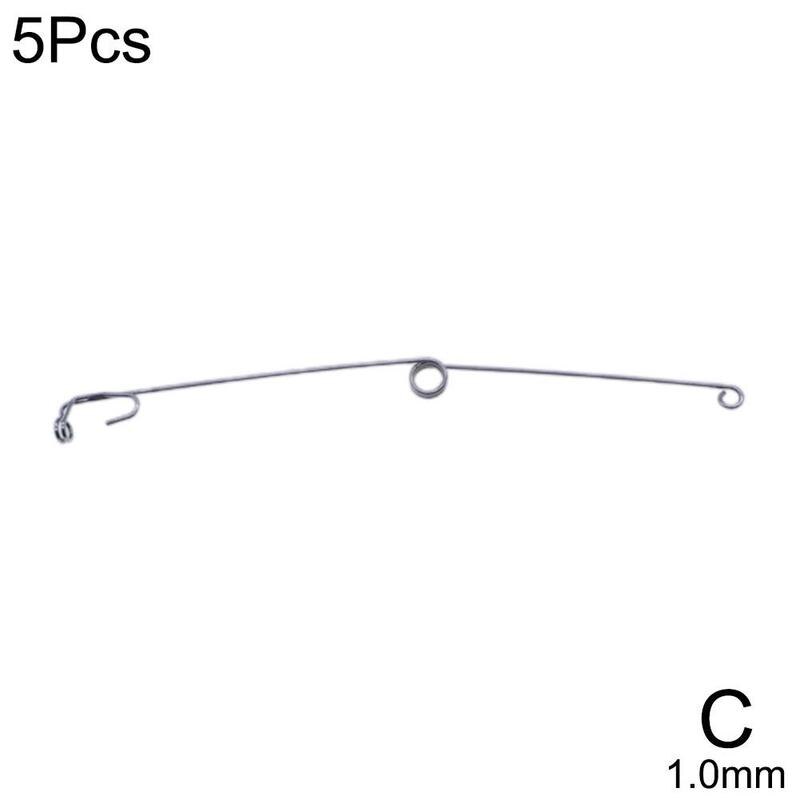 5pcs Automatic Fishing Device Trigger Spring Ejection Fishing Hook Bait Steel Universal Fishing Tackle Fishing Supplie: C