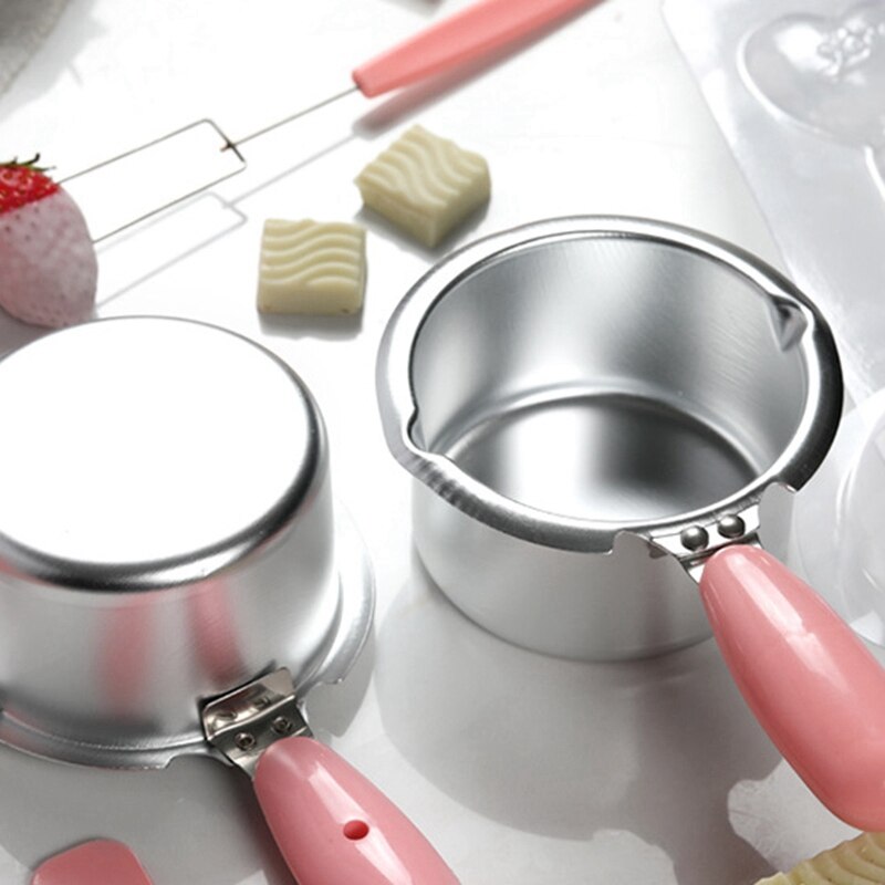 Fuente eléctrica para derretir Chocolate y dulces Fondue, máquina de fusión de doble olla para cocina Diy, herramienta de Ha
