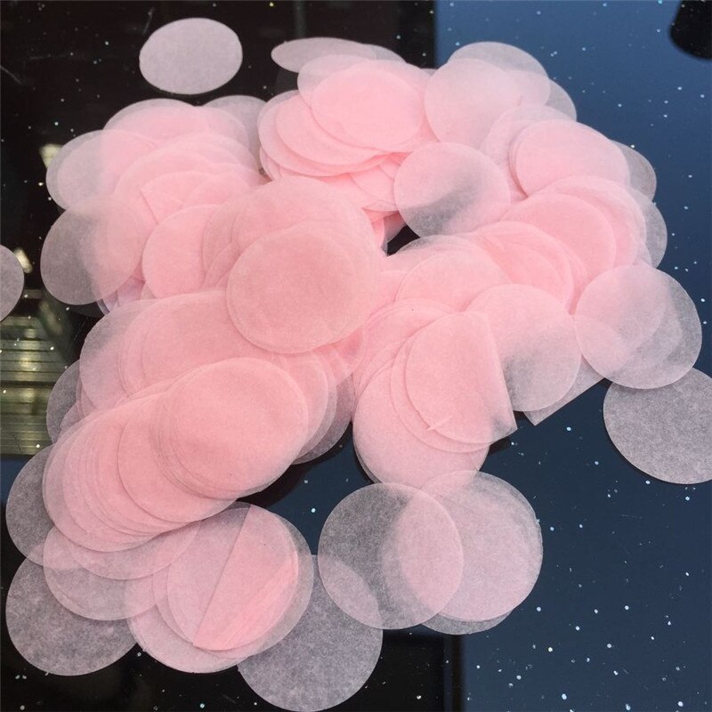 10g/pack 2.5cm Round Tissue Paper Confetti Mix Color For Birthday Party Wedding Decoration Clear Bubble Balloons Filler Confetti: 26