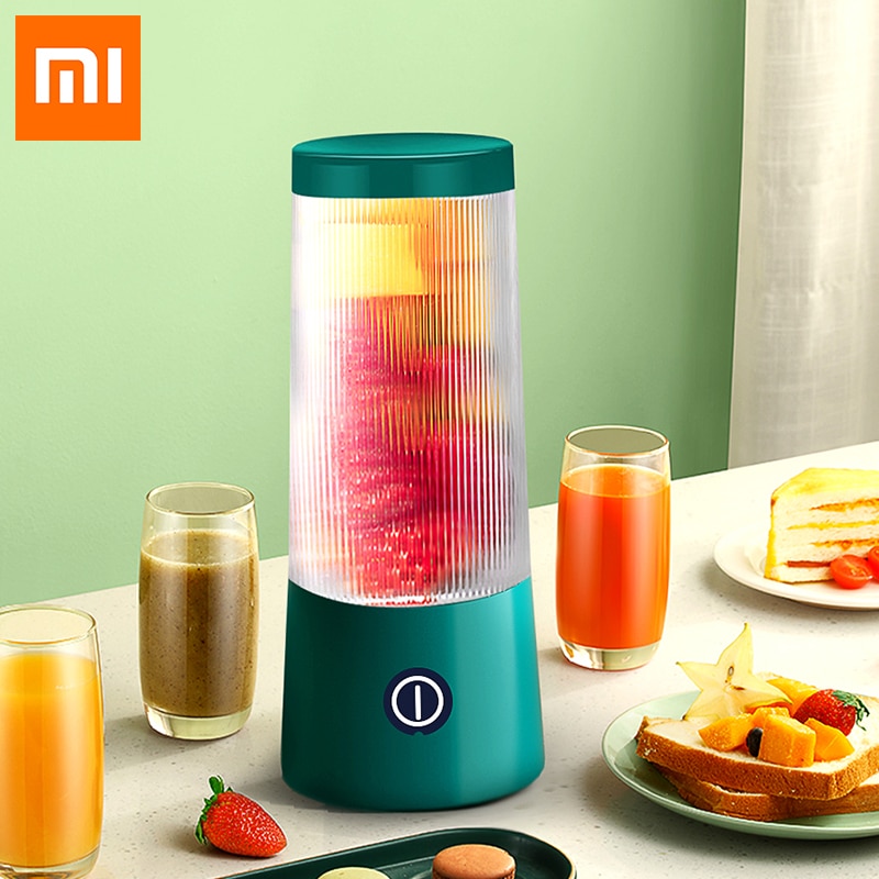Xiaomi mijia juicer casa espremedor elétrico copo de suco usb recarregável copo de suco laranja mini leite de soja frutas liquidificador smoothie b