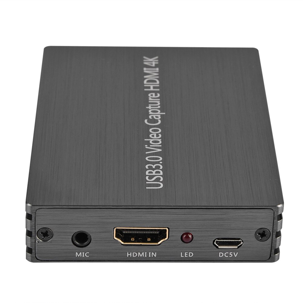 Tarjeta sintonizadora de juegos USB 3,0 a HDMI, ahorro de tiempo y energía para una mayor comodidad, grabador de tarjetas de sintonizador de vídeo HD 1080P, grabadora de tarjetas 4K 2K