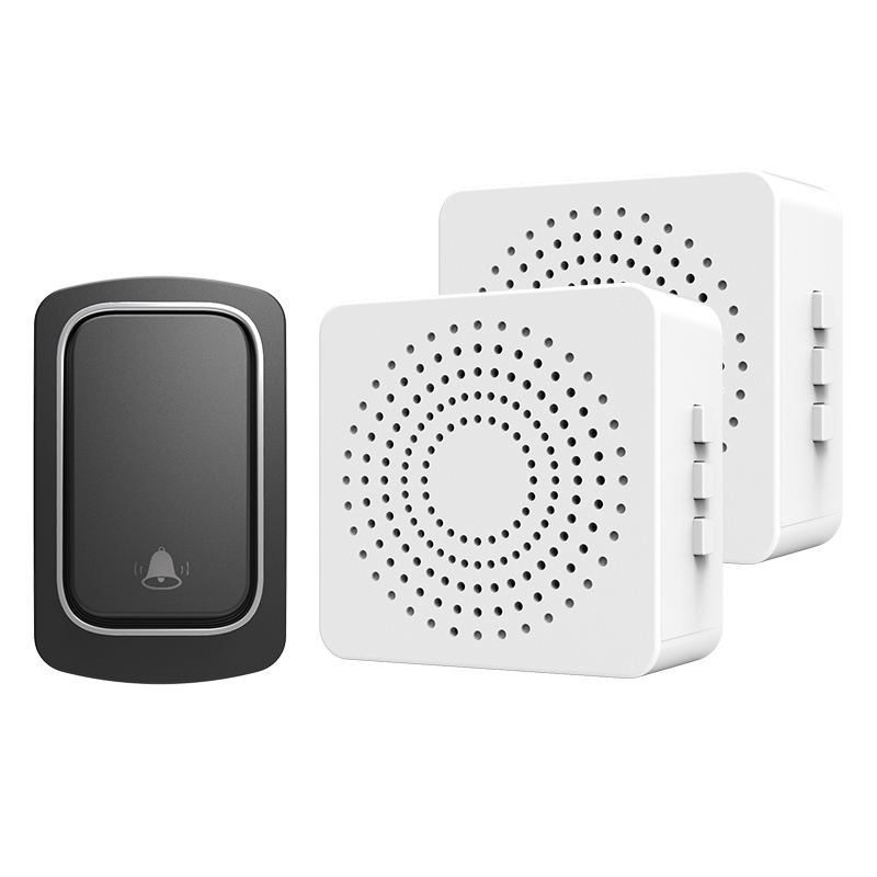 SIXWGH Outdoor Wireless Doorbell Home Welcome My Melody Bell NO Battery Required Waterproof House Door bell: green