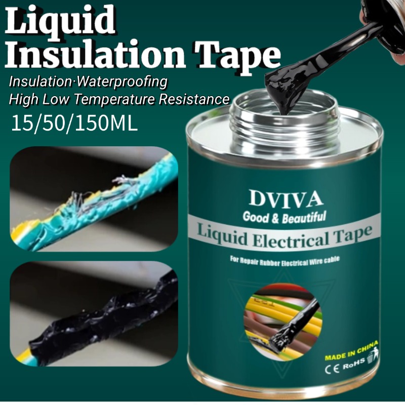 Płynny klej izolacyjny Szybkoschnąca makaron izolacyjna Uszczelniacz Gumowa taśma elektryczna robić przewodów Kable robić użytku domowego Klej liniowy naprawić