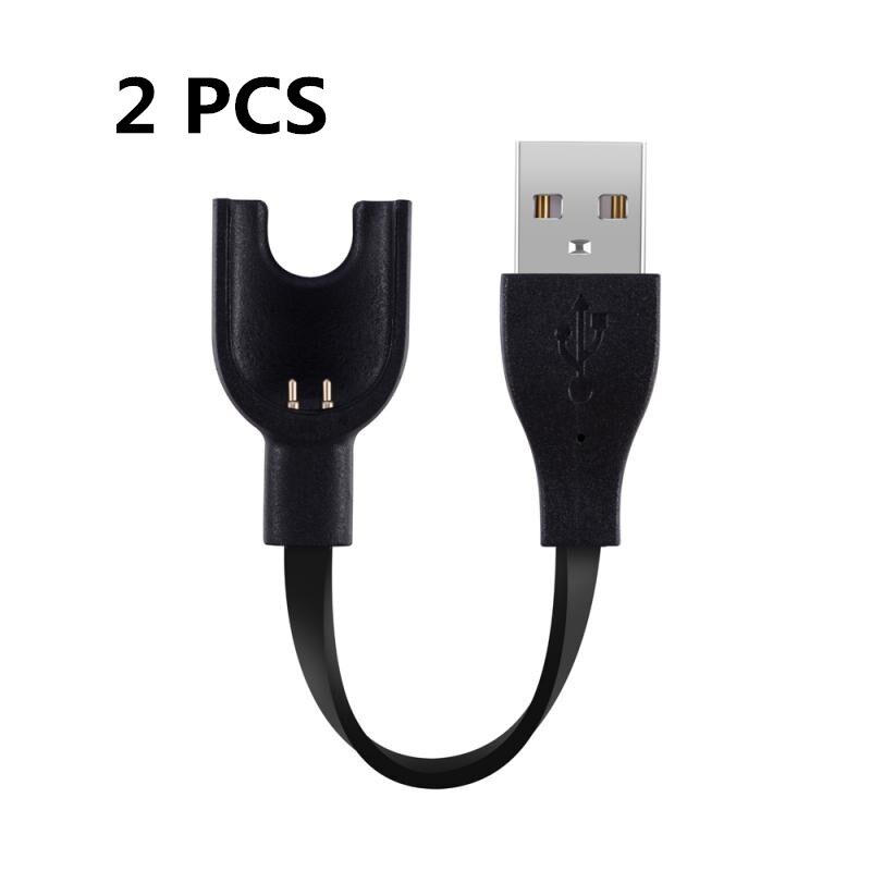 Desktop Charger For Mi Band Replacement USB Charging Cable Adapter For Xiaomi Miband 3 M3 Smart Bracelet Light-sensitive selling: 2PCS