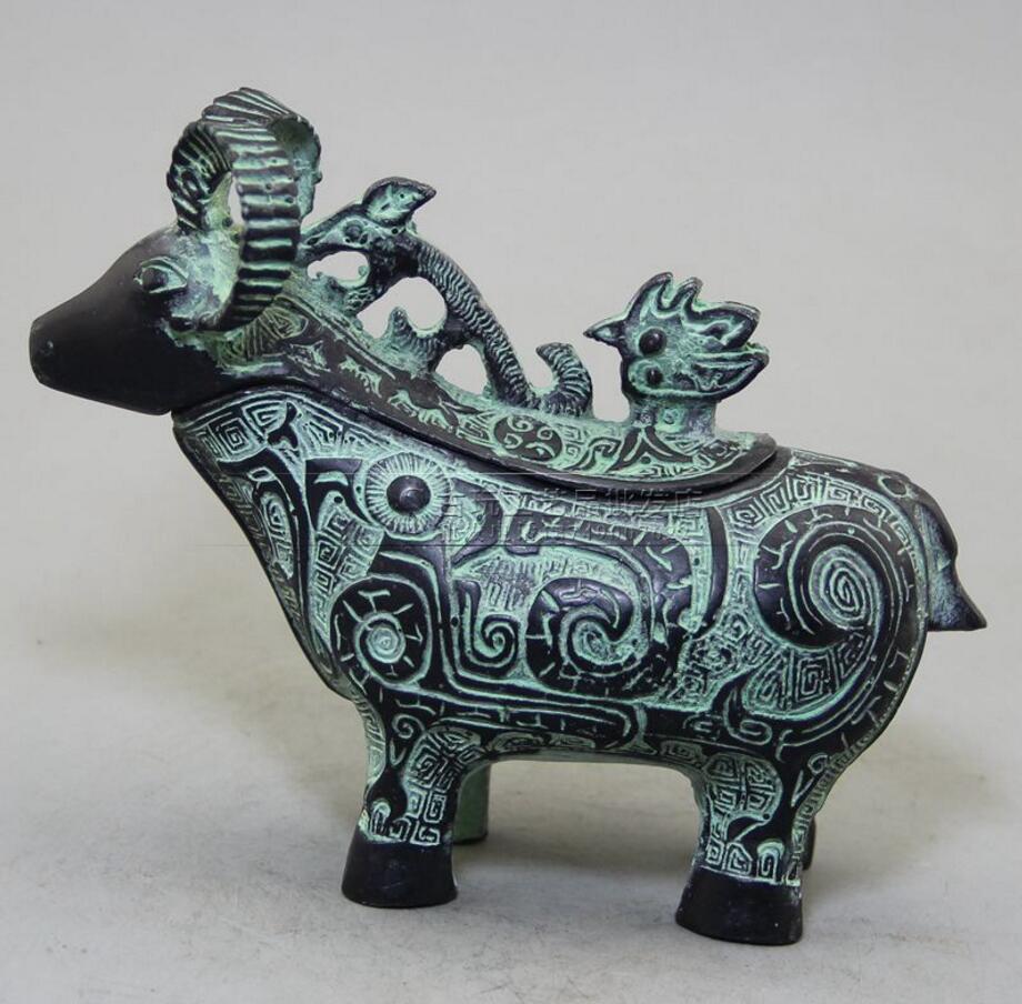 Copper Statue collection of antique antique crafts manufacturers direct sales of pure copper bronze bronze antelope wi