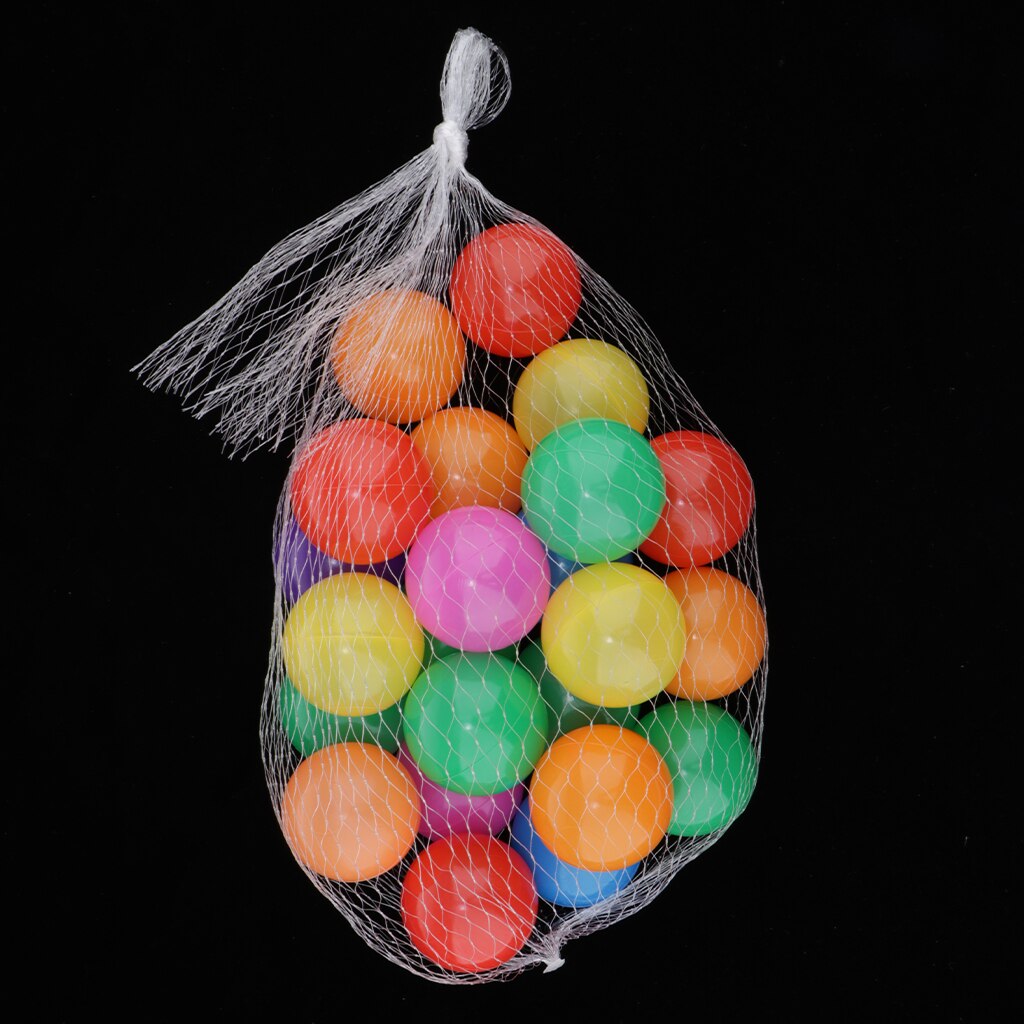 50 Pcs Colorful Ball Soft Plastic Ball Swim Ball Toy Outdoors