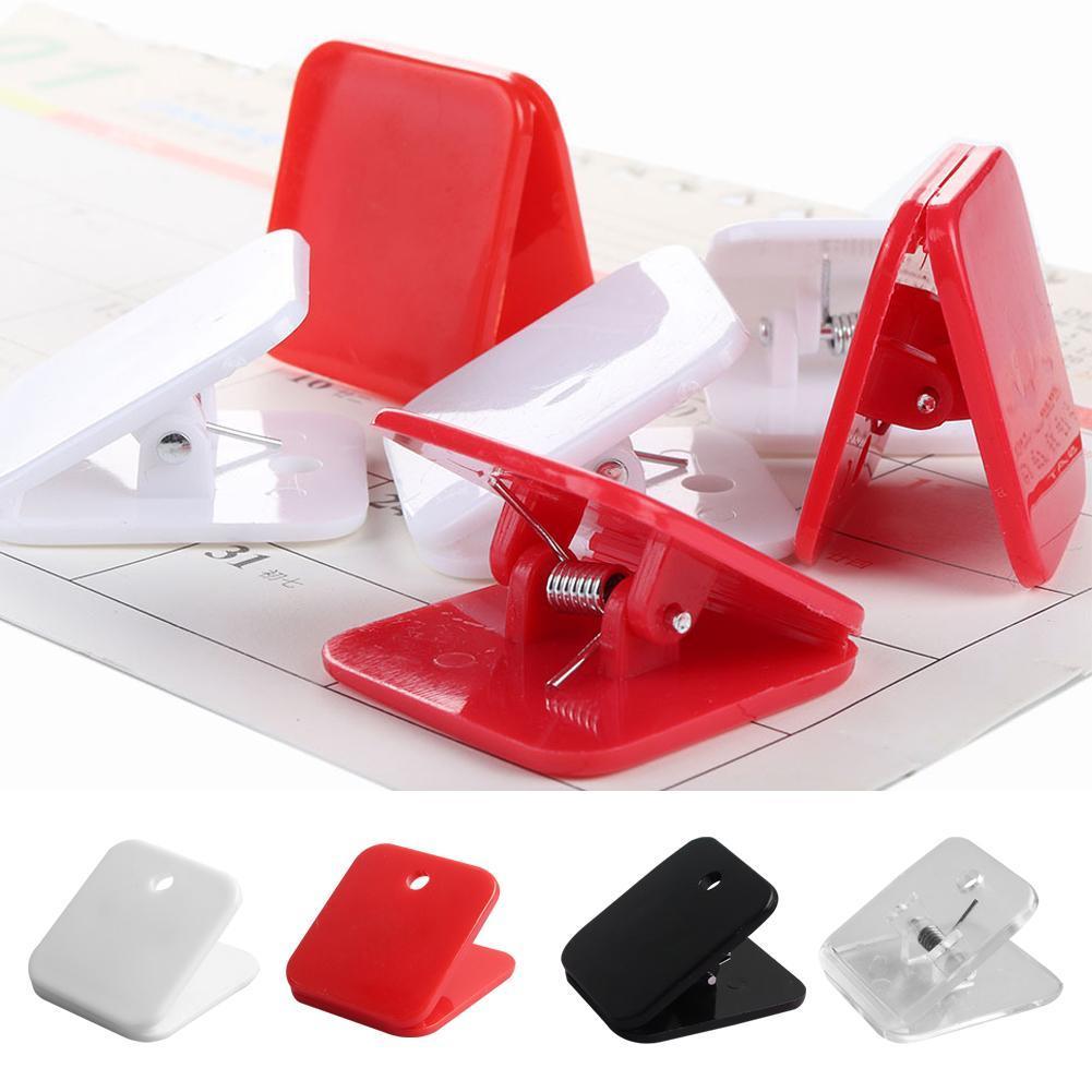 Acrylic Clamp Paper Clips Ticket Holder Paper Documents Organizer Student School Office Supplies Bookmark Binder Clip