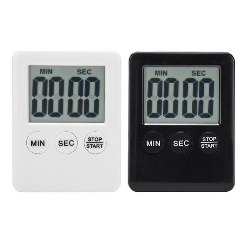 LCD Digital Timer Kitchen Cooking Count-down Up Clock Loud Alarm Reminder Easy to Use Digital Timer Kitchen Tool