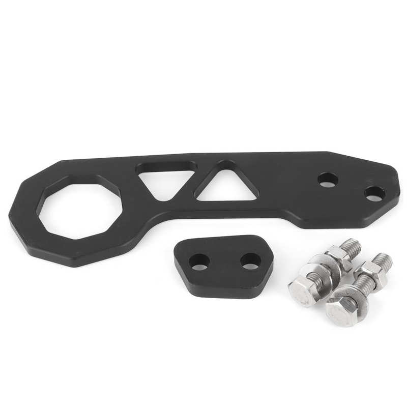 trailer towing hitch Auto Towing tools Rear Tow Hook Black Aluminum Alloy Universal Racing Car Trailer Tools 260 x 108 mm