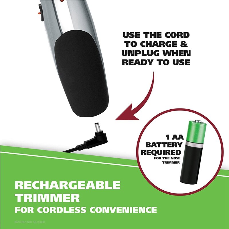 Tondeuse électrique rechargeable pour barbe, moustache, cheveux, pour le toilettage, les soins de détail, les outils de coiffure, prise ue