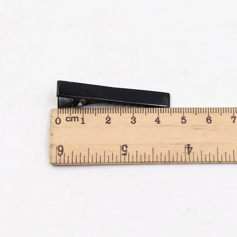 30 stk hvite svarte håndlagde klips for bryllup klut gjør-det-selv kvinner hårspenner generisk jern x skjorte bukseklemme 3cm 4cm 4.5cm 5.5cm