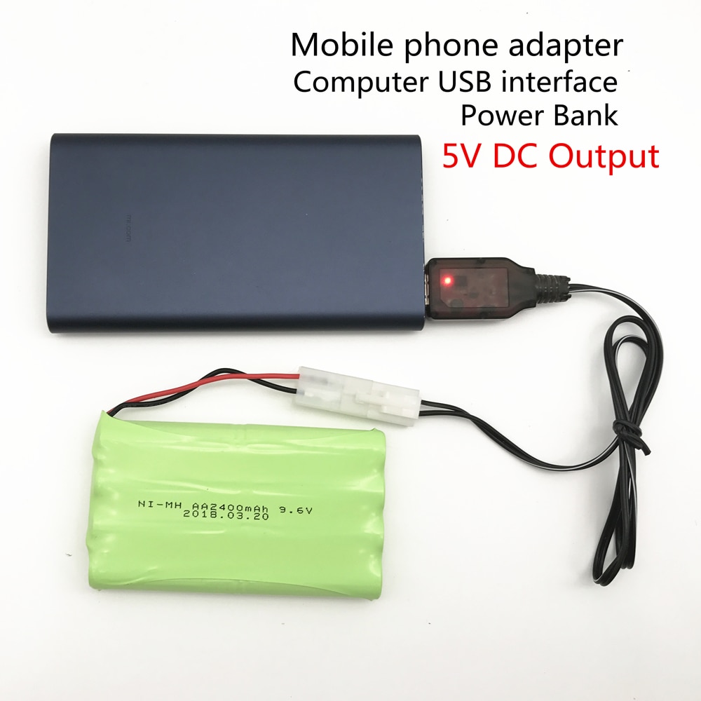 9.6V 2400mAh Remote Control toy security facilities AA battery Ni-MH battery group With Charger Sets Ket-2p /Tamiya Connectors