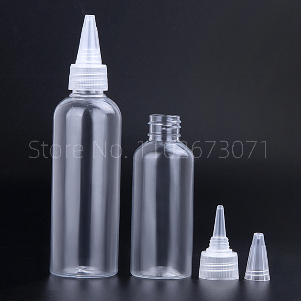 5ml-500ml Tip Transparent Plastic Bottle Emulsion Extrusion Bottling Spot PET Empty Bottles Plastic portable bottle