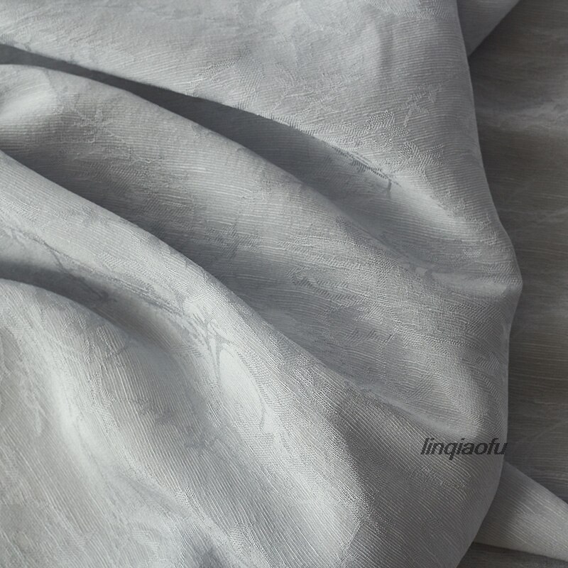 Silk linen fabric silk linen dress shirt fabric High-end linen fabric