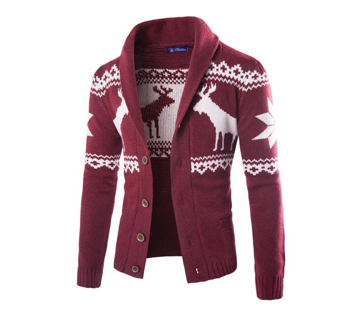 Mannen Herfst Casual Trui Mannen Slim Fit Truien Uitloper Warm Winter Truien