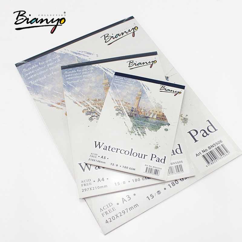 Bianyo A4 A5 Sketch Book Stationery Watercolor Paper Sketch Notepad For Painting Drawing Diary Journal Notebook