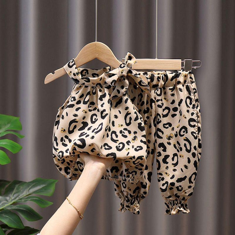 Summer Toddler Girls Clothing Sets Sweat Short Sleeve Flutter Baby...