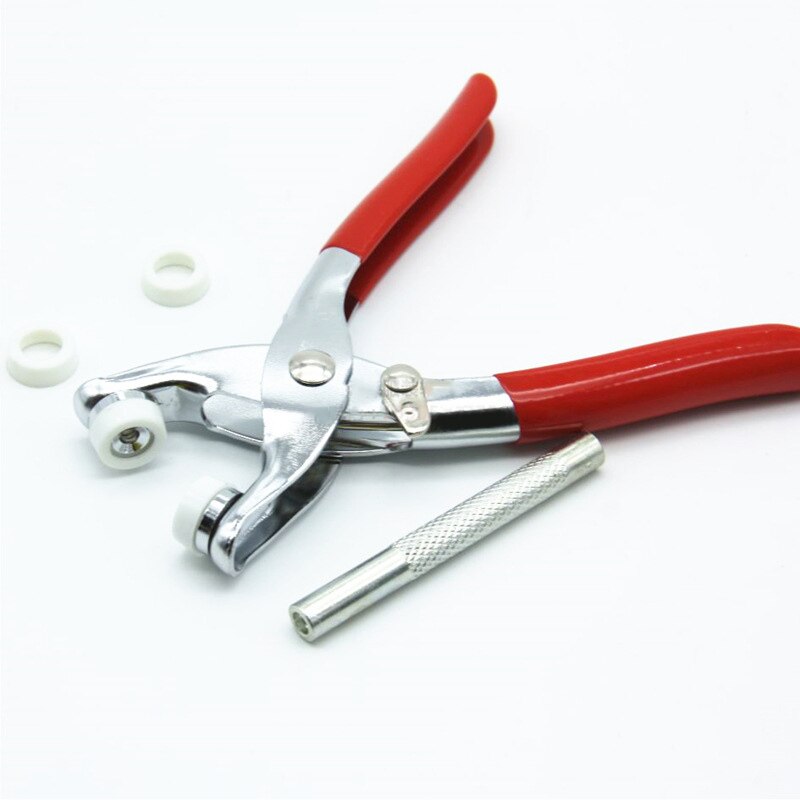 Metal tøj syning knapper krog ring trykknapper trykknapper clips tang sytilbehør knapper tang