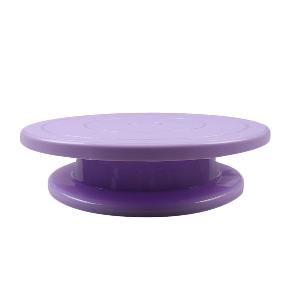 Taart Draaitafel Taart Decoreren Weergave Molding Roterende Plastic Draaitafel Bakken Tool: NO.4