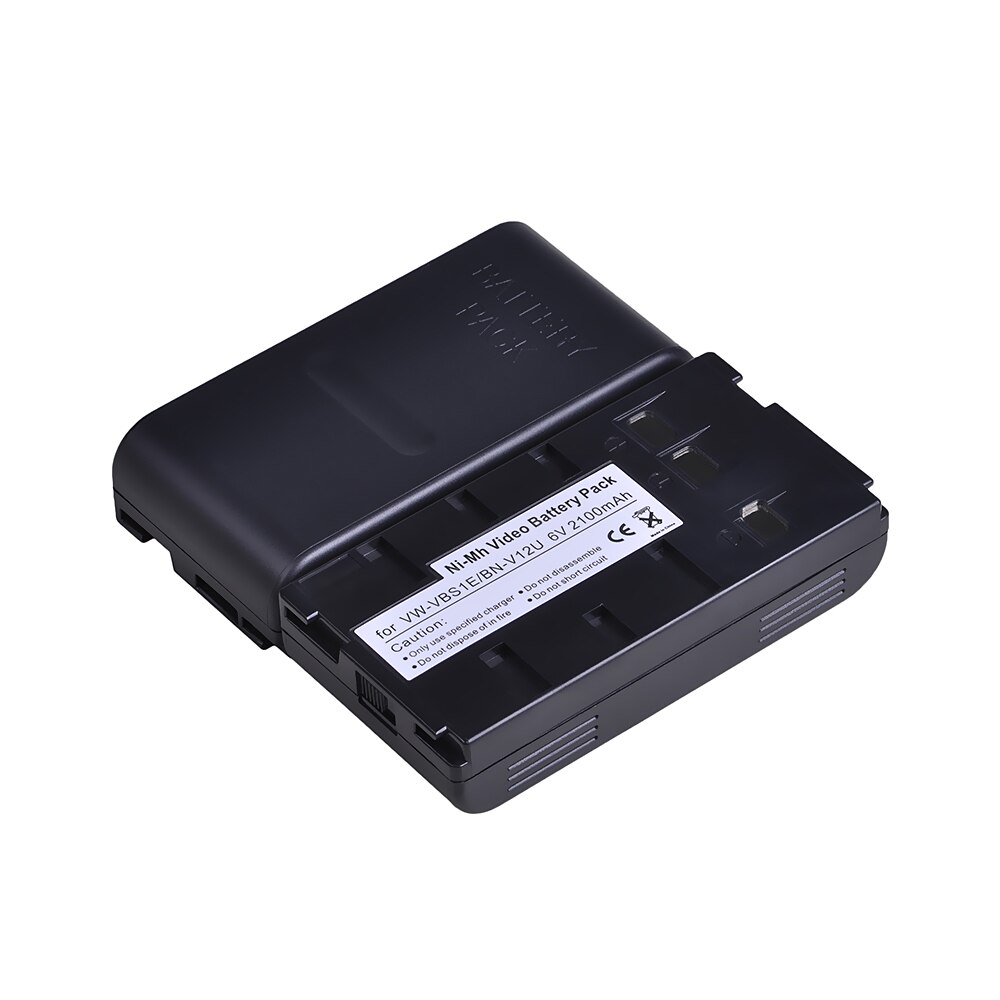 2Pcs 2100mAh VW-VBS1E BN-V12U Camcorder Battery for JVC BN-V10U, BN-V11U, BN-V12U, BN-V14U, BN-V15, BN-V18U, BN-V22U, BN-V24U