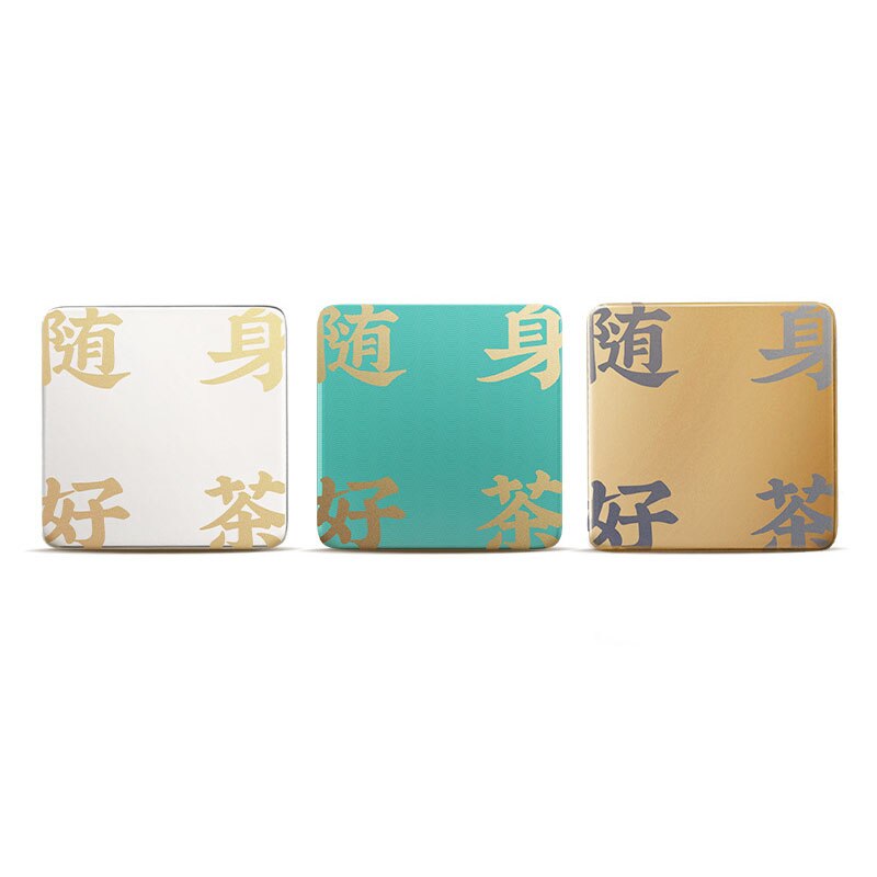 Tea Tin Box Square Small Tea Packaging Box Tinplate Boxes Can Be Wholesaled